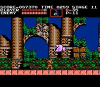une photo d'Ã©cran de Castlevania sur Nintendo Nes